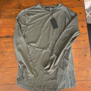 Cuts clothing men’s long sleeve drop cut shirt